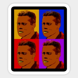 brad pitt Sticker